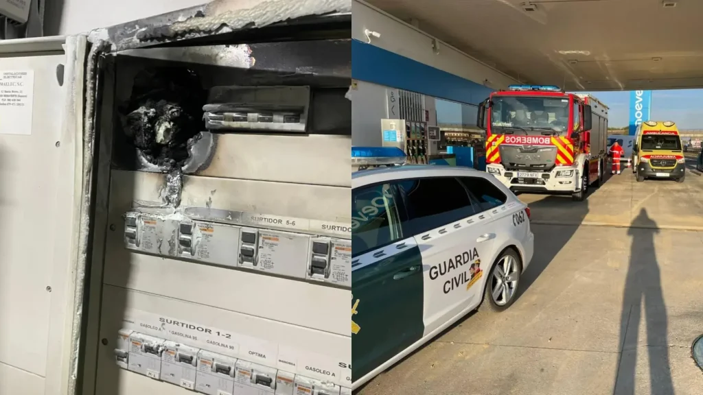 Incendio en una gasolinera de San Esteban del Molar: una rápida actuación evita un desastre mayor. Un incidente eléctrico que pone a prueba los protocolos de seguridad.